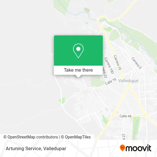Artuning Service map