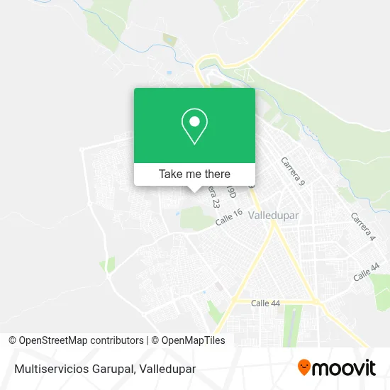 Multiservicios Garupal map