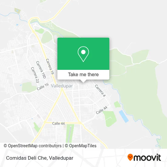 Comidas Deli Che map