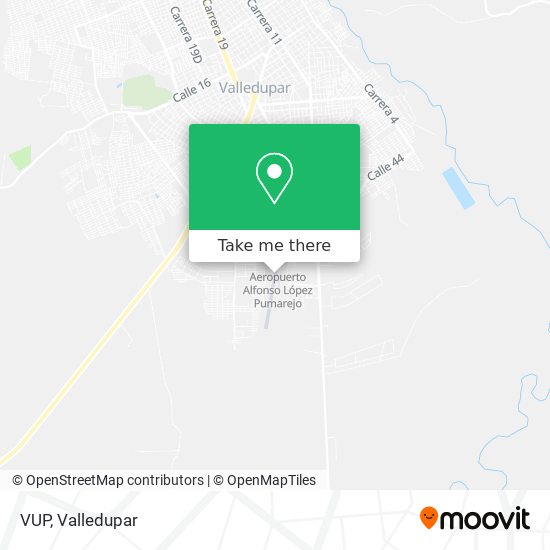 VUP map