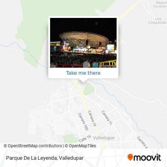 Parque De La Leyenda map