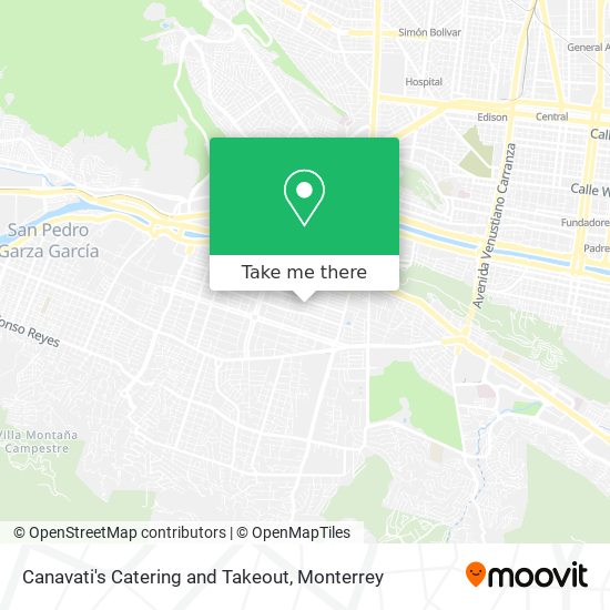 Mapa de Canavati's Catering and Takeout