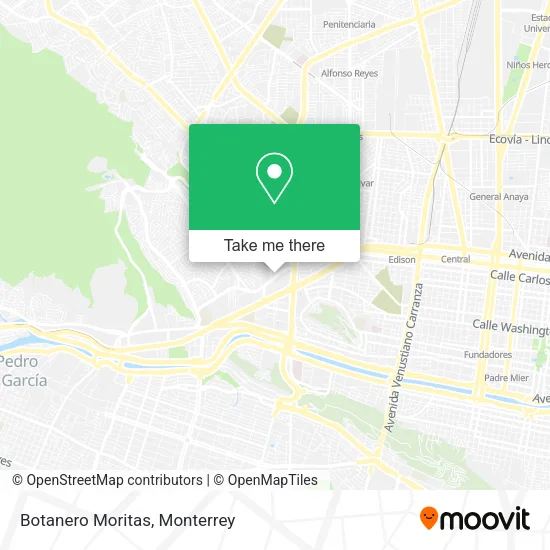 Mapa de Botanero Moritas