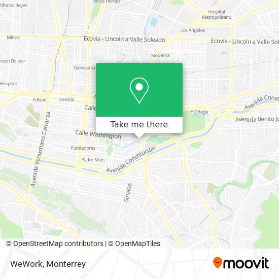 WeWork map