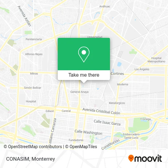 CONASIM map