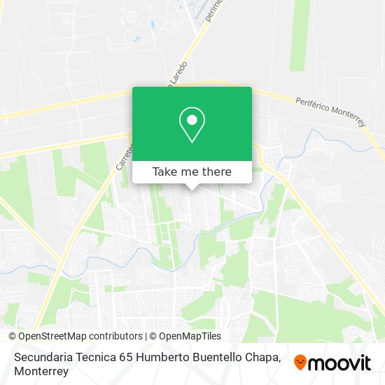 Mapa de Secundaria Tecnica 65 Humberto Buentello Chapa