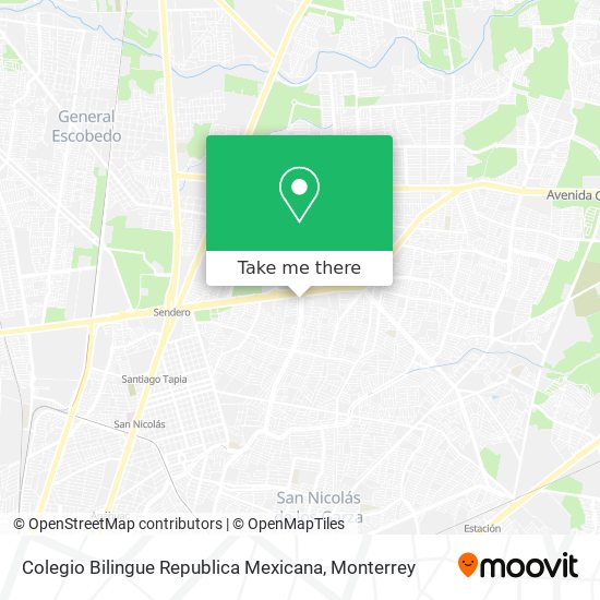 Colegio Bilingue Republica Mexicana map