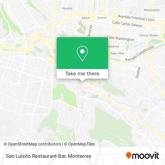 San Luisito Restaurant-Bar map