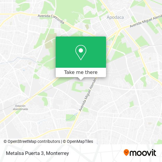 Mapa de Metalsa Puerta 3