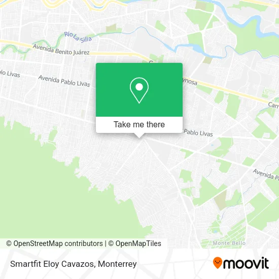 Mapa de Smartfit Eloy Cavazos