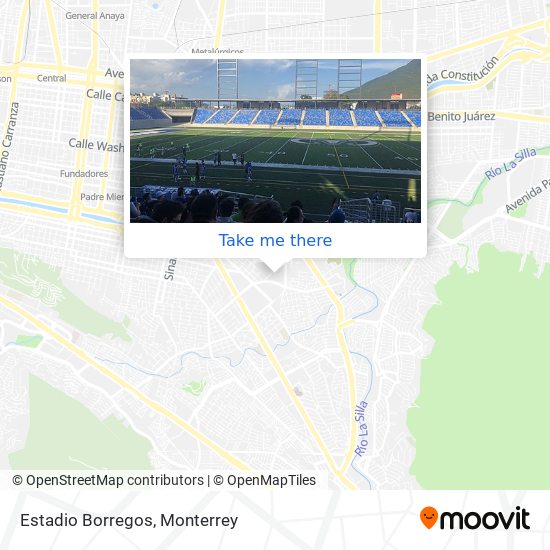 Mapa de Estadio Borregos