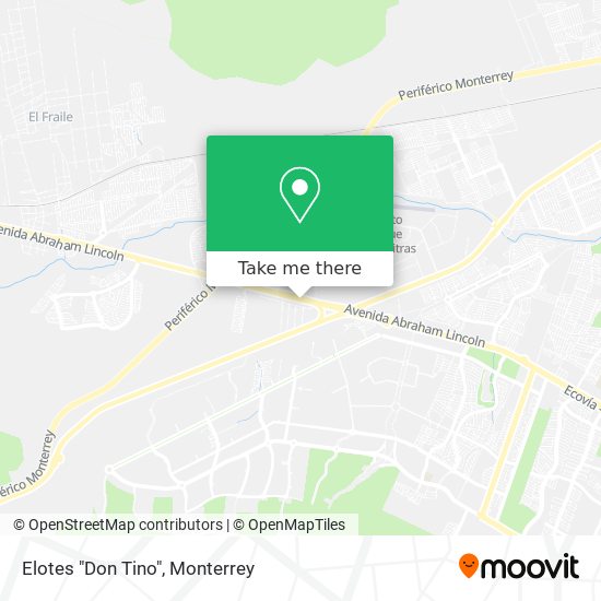 Mapa de Elotes "Don Tino"