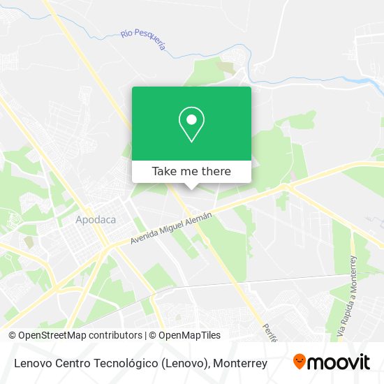 Mapa de Lenovo Centro Tecnológico