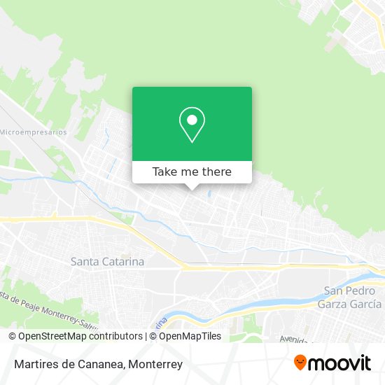 Martires de Cananea map