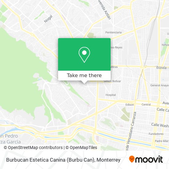 Mapa de Burbucan Estetica Canina (Burbu Can)