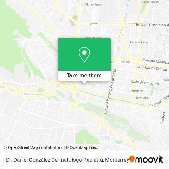 Dr. Daniel González Dermatólogo Pediatra map