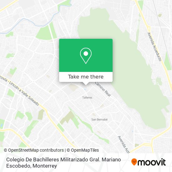 Colegio De Bachilleres Militarizado Gral. Mariano Escobedo map