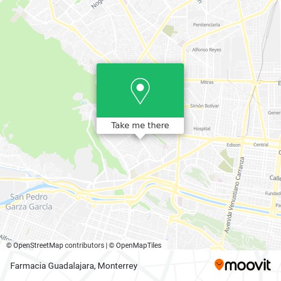 Farmacia Guadalajara map