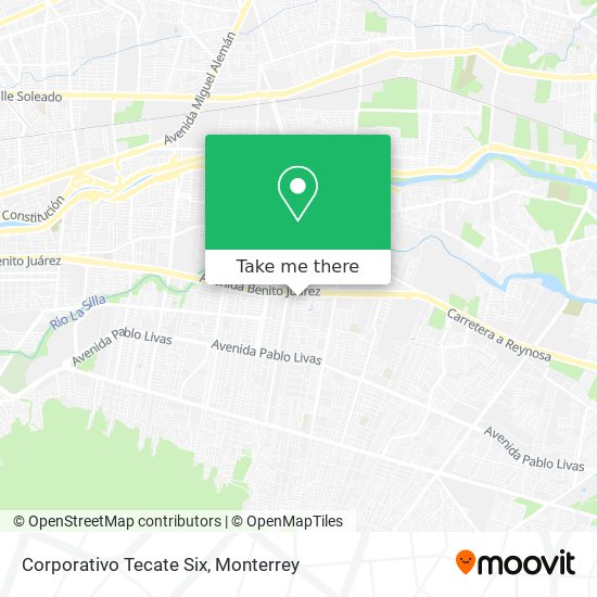 Corporativo Tecate Six map
