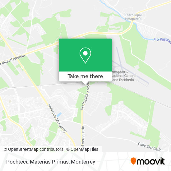 Mapa de Pochteca Materias Primas