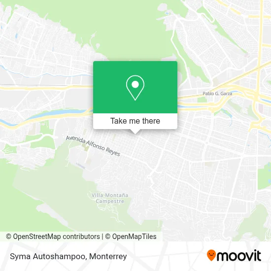 Syma Autoshampoo map
