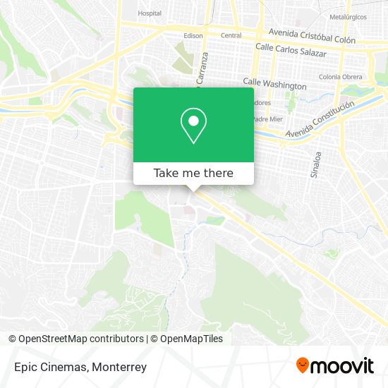 How to get to Epic Cinemas in Monterrey by Bus or Metrorrey?