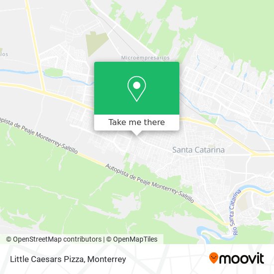 Mapa de Little Caesars Pizza