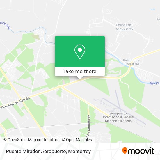 Puente Mirador Aeropuerto map