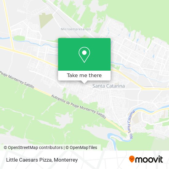 Mapa de Little Caesars Pizza
