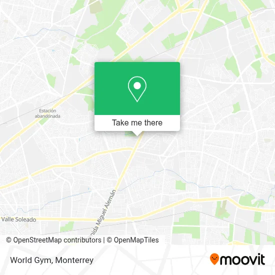 World Gym map