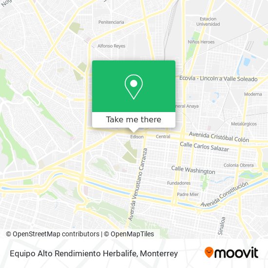 Equipo Alto Rendimiento Herbalife map