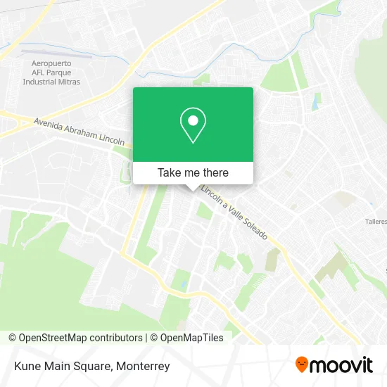 Kune Main Square map