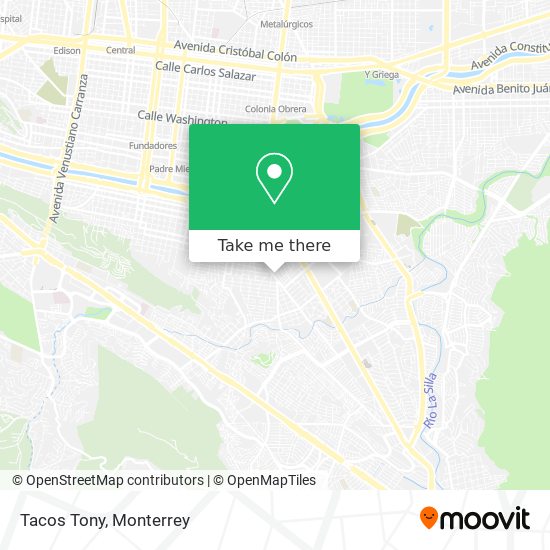Tacos Tony map