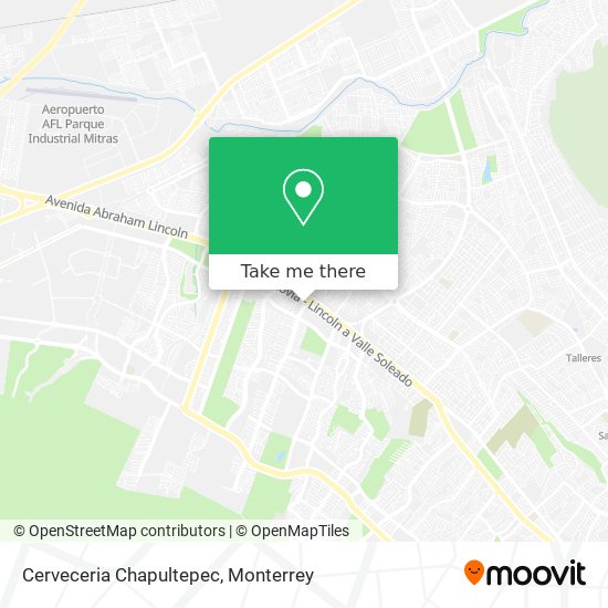 Mapa de Cerveceria Chapultepec