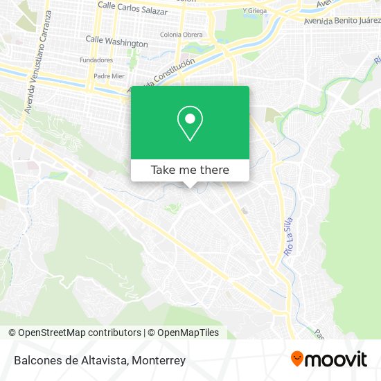 Balcones de Altavista map