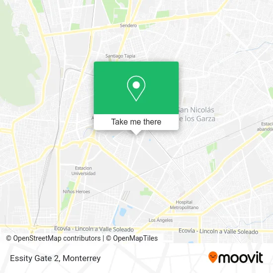 Mapa de Essity Gate 2