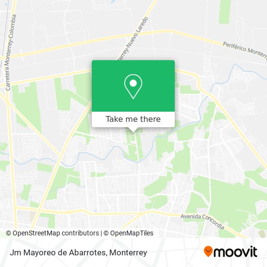 Mapa de Jm Mayoreo de Abarrotes