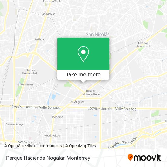 Parque Hacienda Nogalar map