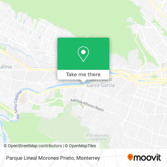 Parque Lineal Morones Prieto map