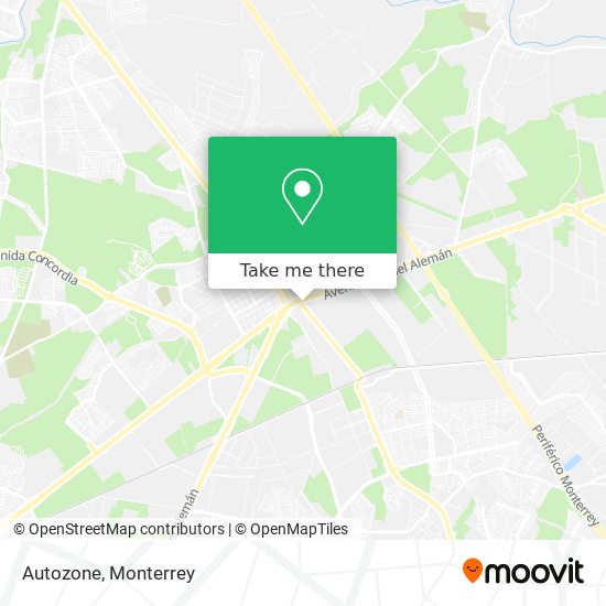 Autozone map