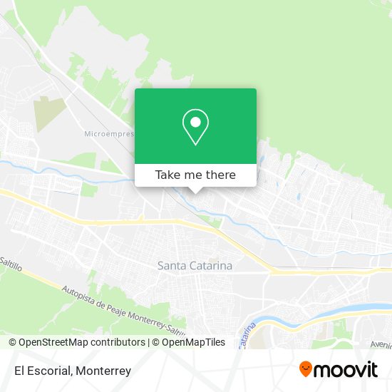 Mapa de El Escorial