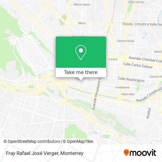 Mapa de Fray Rafael José Verger