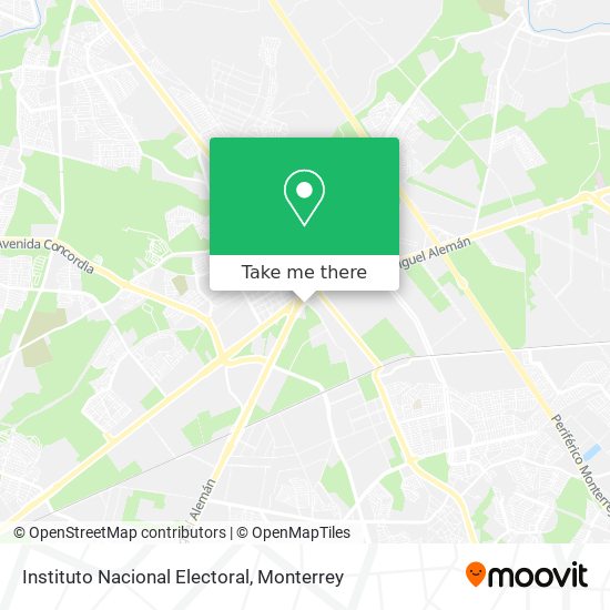 Mapa de Instituto Nacional Electoral