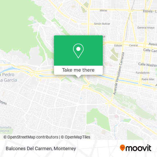 Mapa de Balcones Del Carmen
