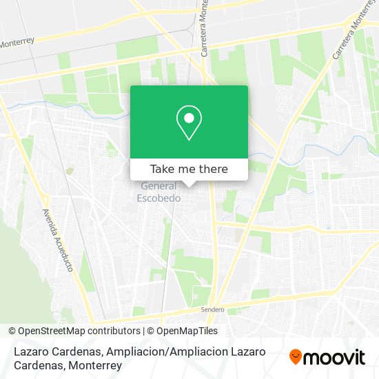 Mapa de Lazaro Cardenas, Ampliacion / Ampliacion Lazaro Cardenas