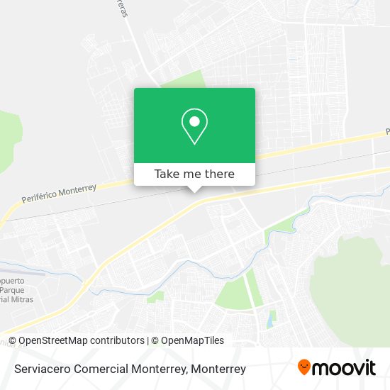 Serviacero Comercial Monterrey map