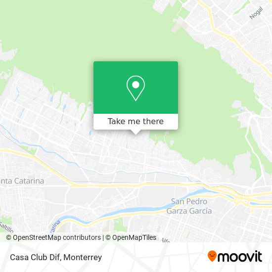 Mapa de Casa Club Dif
