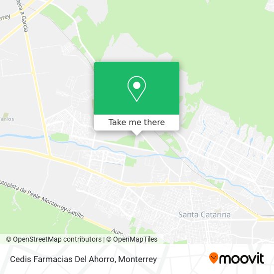 Cedis Farmacias Del Ahorro map