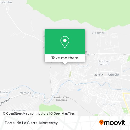 Portal de La Sierra map