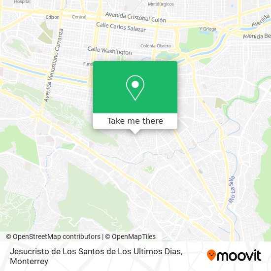 Jesucristo de Los Santos de Los Ultimos Dias map